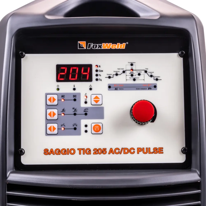 FoxWeld Saggio TIG 205 AC/DC Pulse