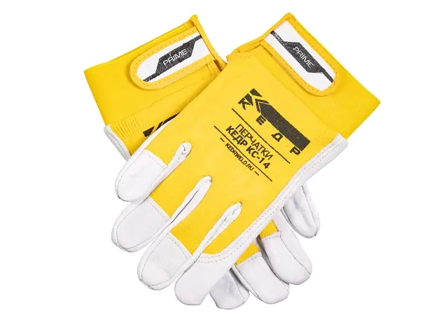 Перчатки сварщика КЕДР КС-14 PRIME, (L)