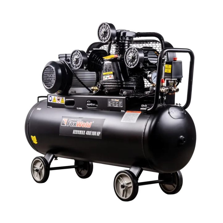 Компрессор масляный ременной FoxWeld Aeromax 480/100 HP